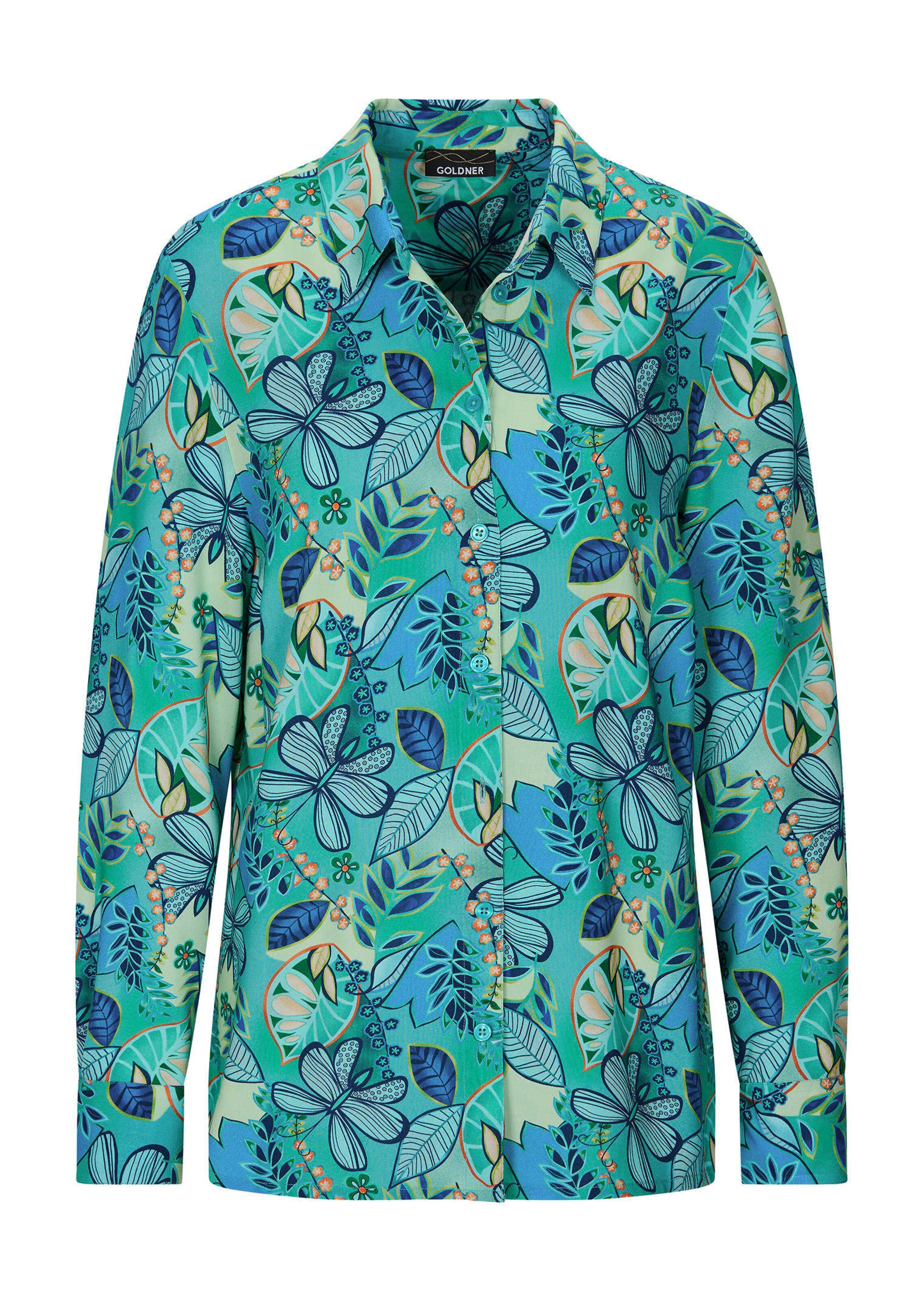 Casual blouse met een overhemdkraag