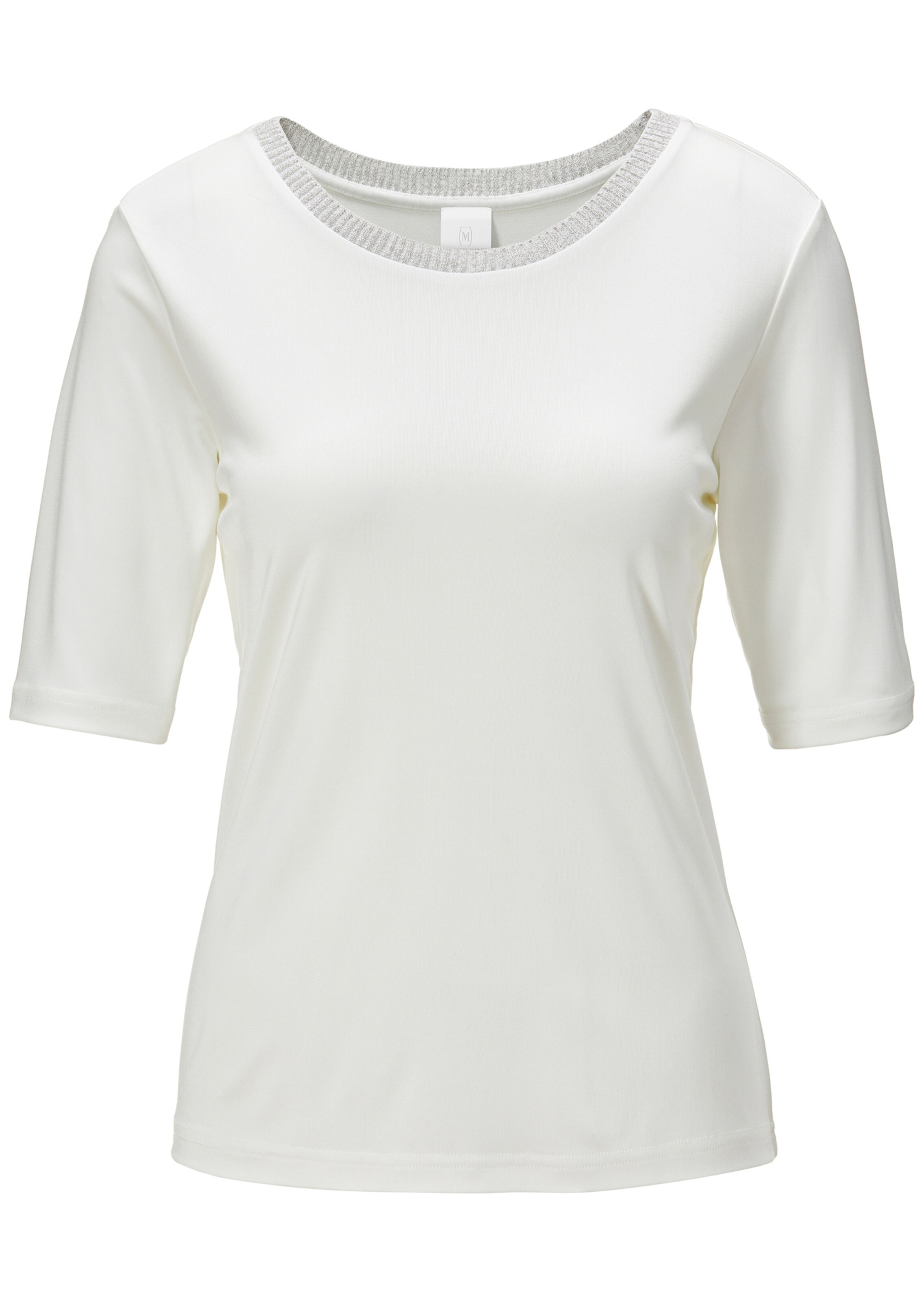 Seiden-Shirt mit Halbarm