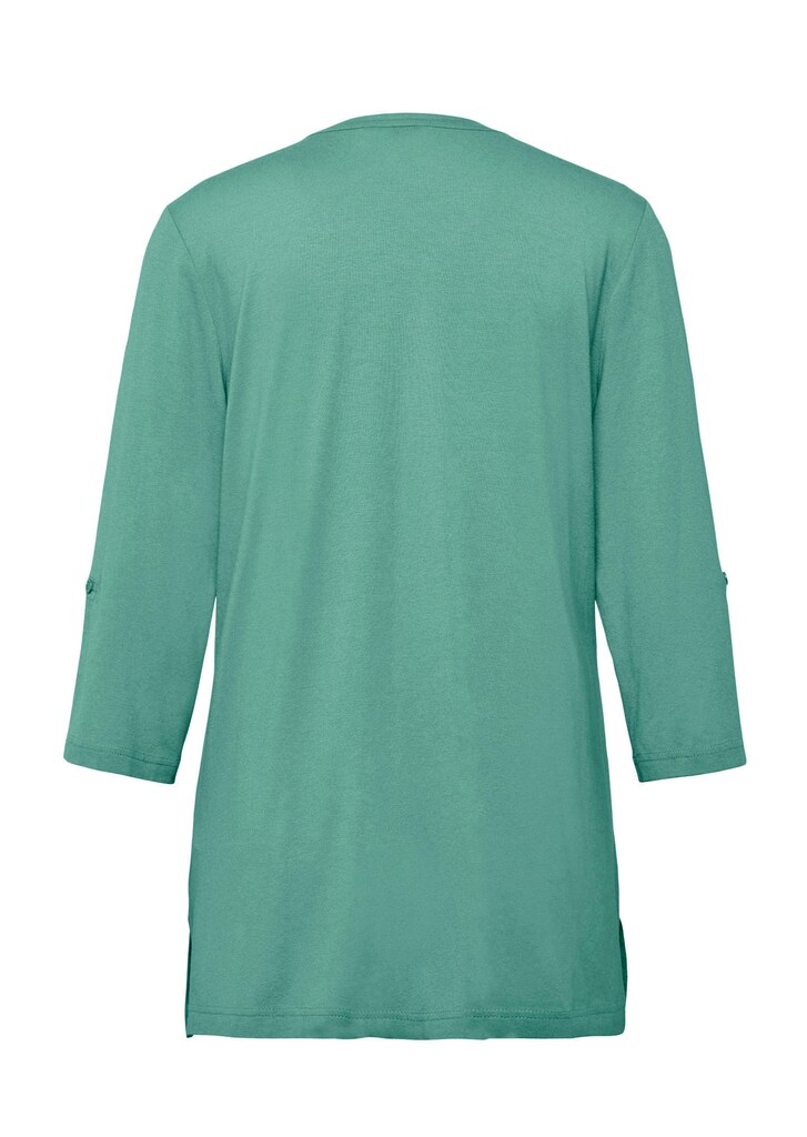 Figurschmeichelnde Shirttunika mit Biesen