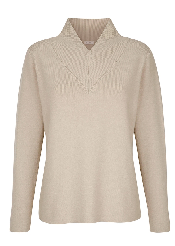 Pullover mit breitem V-Ausschnitt 5