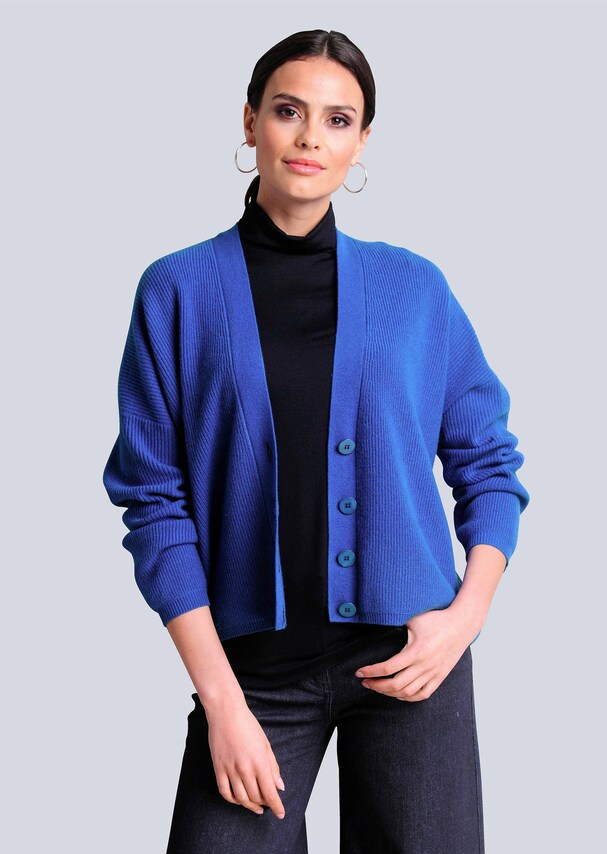 Strickjacke aus hochwertiger reiner Kaschmirqualität