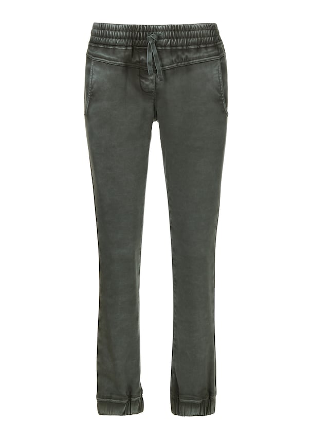 7/8 jogging-style jeans with a comfortable elasticated waistband in  turquoise | MADELEINE Fashion