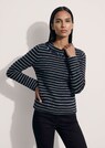 Striped and sequinned sweatshirt thumbnail 1