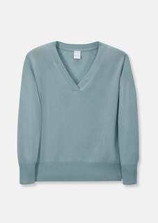 Pull à encolure en V en cachemire thumbnail 6