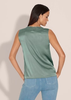 Stretch silk camisole top thumbnail 3