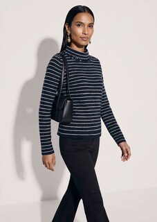 Striped and sequinned sweatshirt thumbnail 4