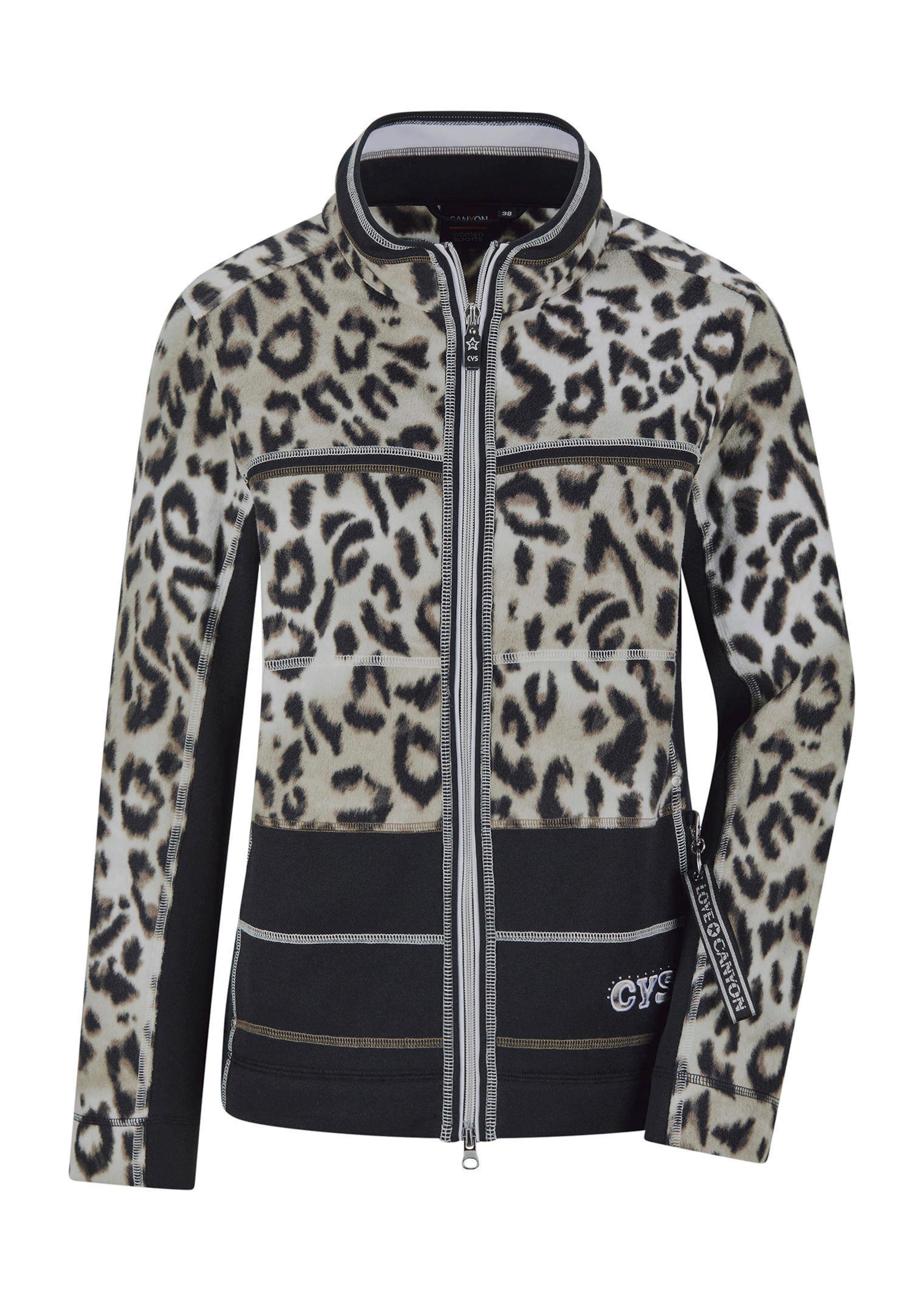 Freizeitjacke mit Animal Print