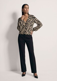 Zebra-patterned cashmere cardigan thumbnail 2