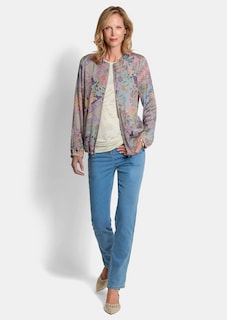 Lichte blouson van viscose-satijn thumbnail 2