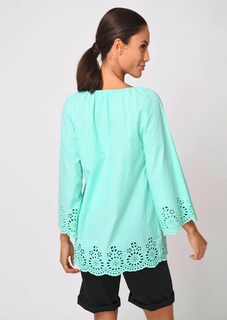 Bluse mit sommerlicher Lochspitze thumbnail 3