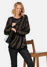 Flauschiger Pullover mit glitzernden Struktur thumbnail 4