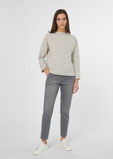 Sweatshirt with pepita pattern thumbnail 2