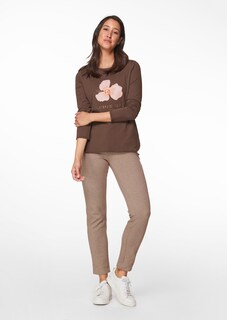 Sweatshirt mit floralem Motiv-Print thumbnail 2