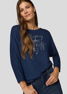 Flauschiges Shirt mit Letter Print thumbnail 7