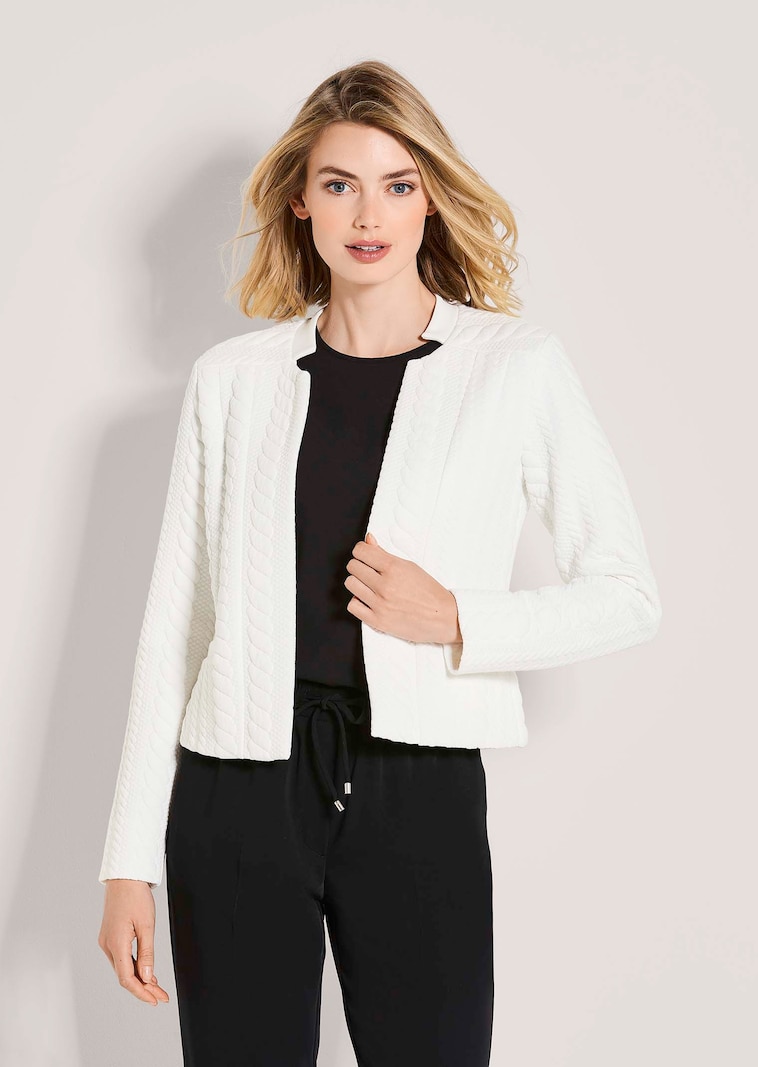 Kurzer Jerseyblazer