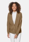 Strickjacke mit Zopfmuster in angesagten Farben thumbnail 1