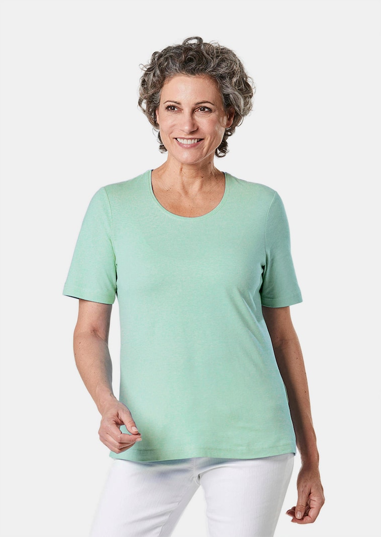 Basic T-Shirt aus reiner Baumwolle
