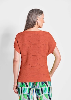 Strickpullover mit Rautenmuster thumbnail 3