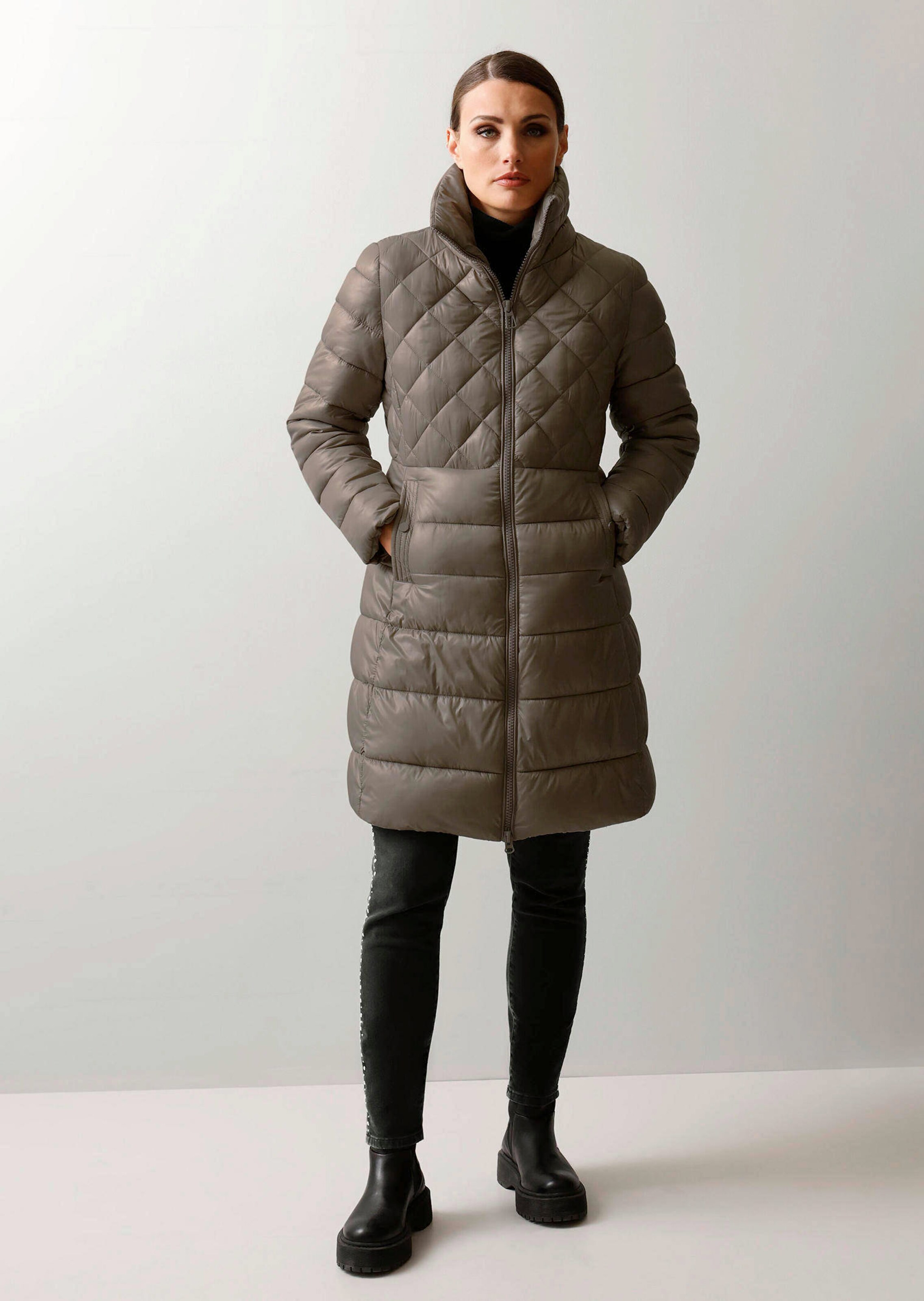 Steppmantel mit unterschiedlicher Steppung 1