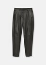 Leather trousers with pleats thumbnail 6