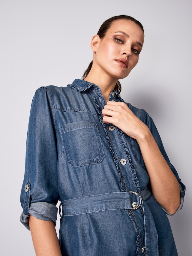 Jeanskleid mit Knopfleiste 6