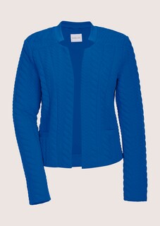 Kurzer Jerseyblazer mit modischer Struktur thumbnail 6