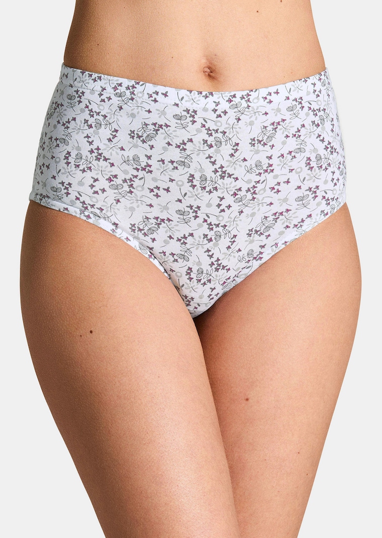 Baumwoll-Taillenslip im Mehrfachpack