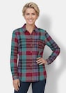 Karierte Hemdbluse aus reiner Baumwolle thumbnail 1