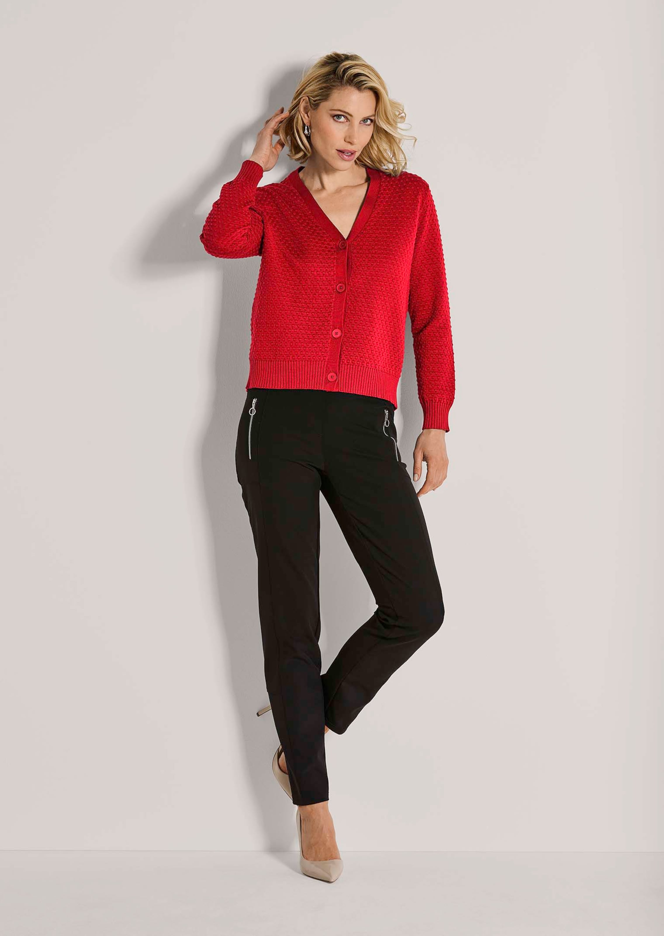 Strickjacke aus reiner Baumwolle