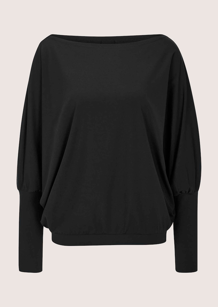 Lässiges Freizeitshirt mit Fledermausärmeln