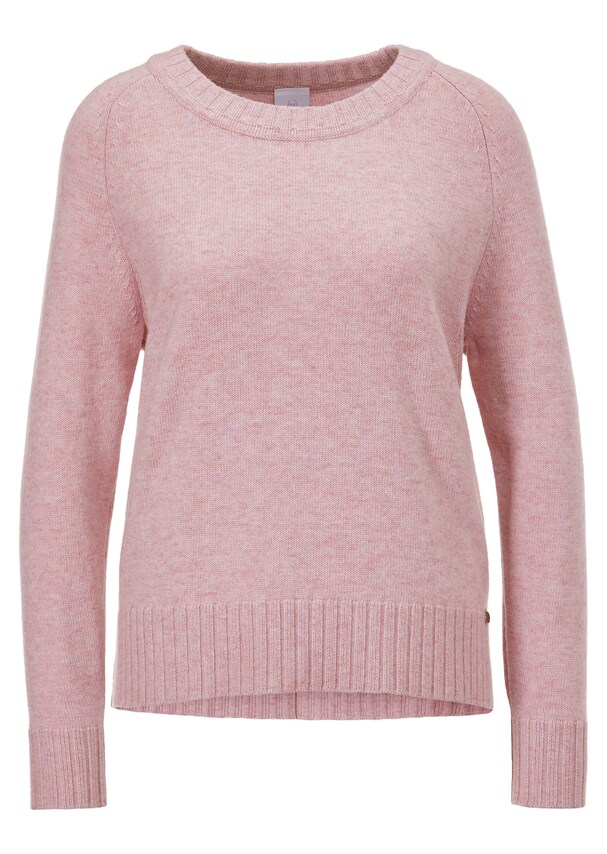 Knitted jumper in a sophisticated melange look