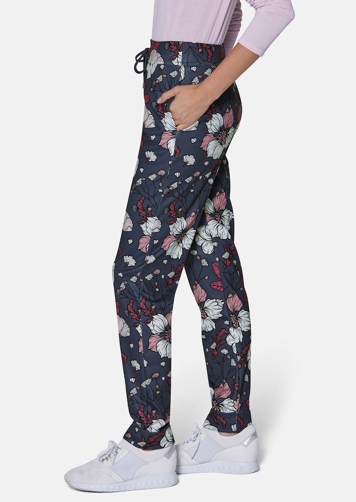Jogg trousers with floral print 3