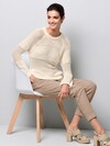Pullover mit Strickmuster thumbnail 4