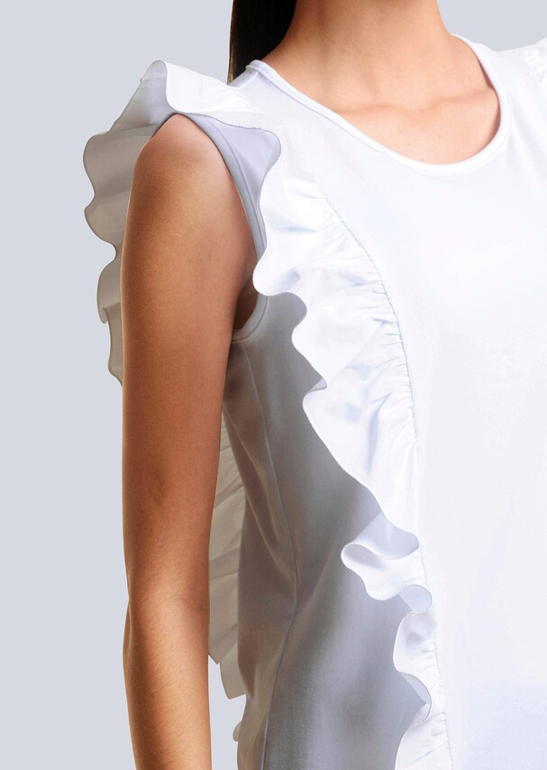 Shirt mit Volant