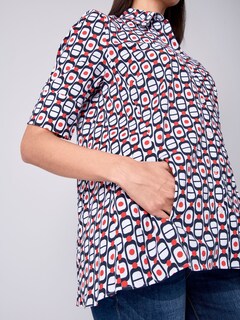 Bluse mit seitlichen Eingriffstaschen thumbnail 7