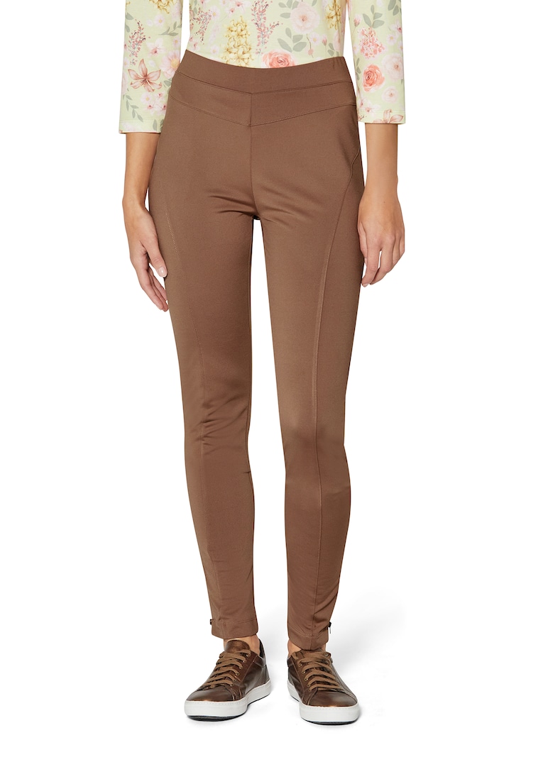 Leggings mit Saumzippern