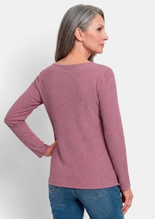 T-shirt en jersey élégant, façon crêpe thumbnail 2