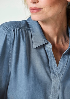 Bluse Denim in Tencel-Qualität thumbnail 5