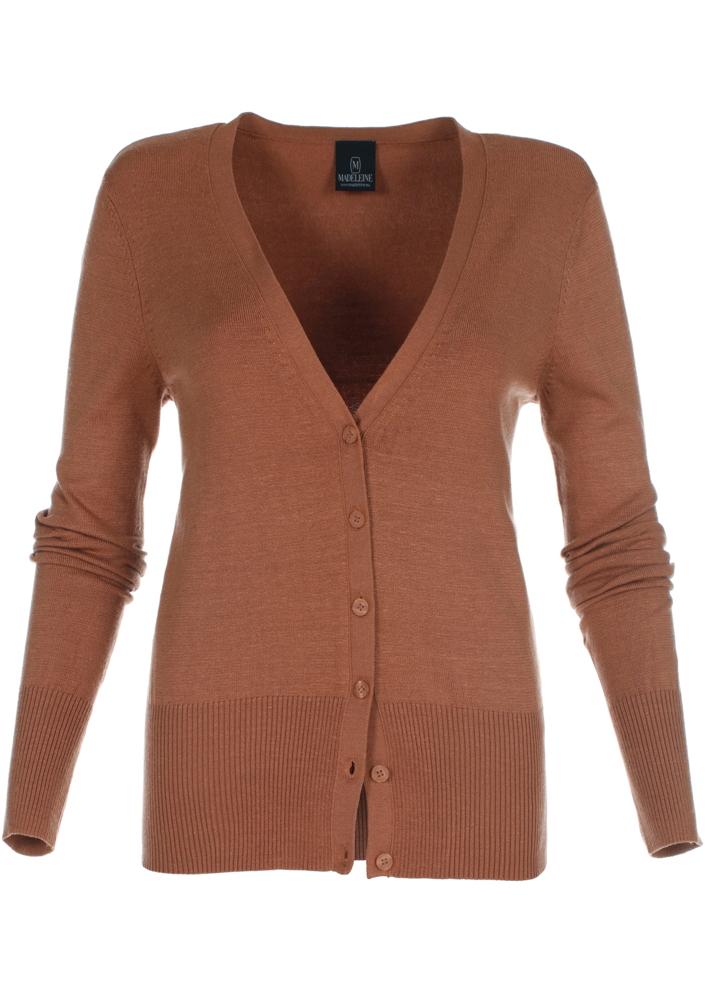 Strickjacke aus Viskose-Stretch