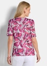 Jersey-Shirt mit Blätterprint thumbnail 3