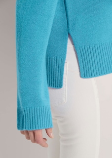 Cashmere jumper with 3/4 sleeves thumbnail 5