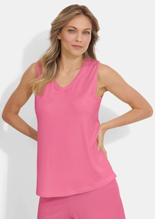 Mouwloze top met V-hals thumbnail 5