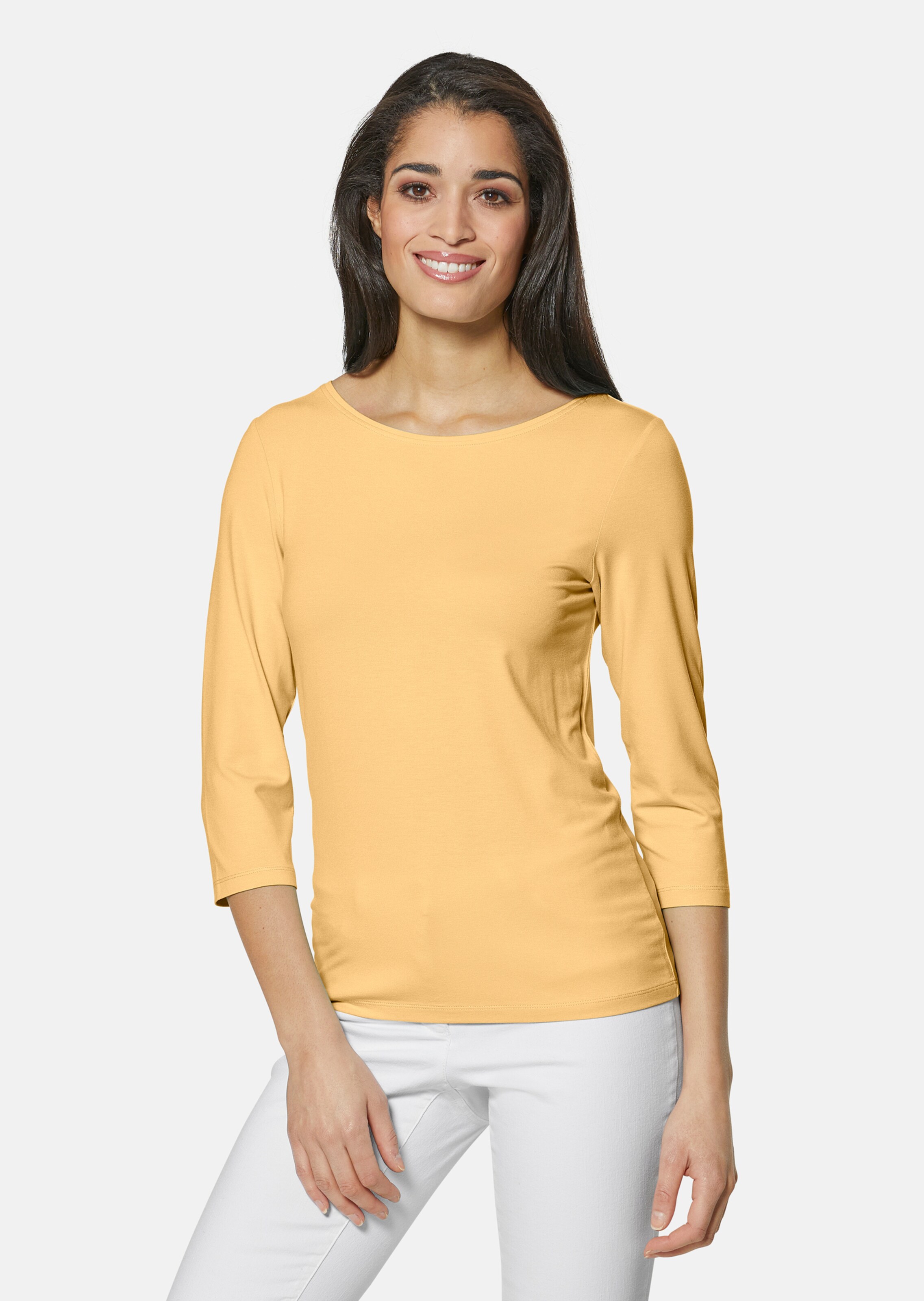 Shirt met boothals