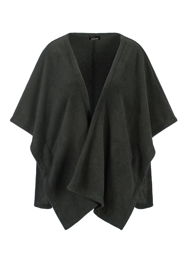 Poncho en laine polaire