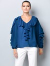 Bluse mit Volants thumbnail 1