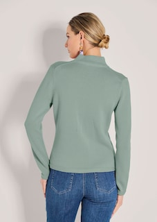 Tricot blazer. Puur katoen thumbnail 3