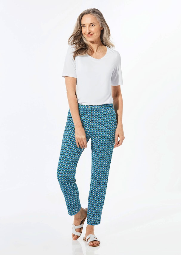 Pantalon à motif minimaliste 1