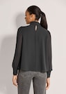 Chiffon-Bluse mit Stehkragen und Schluppe thumbnail 3