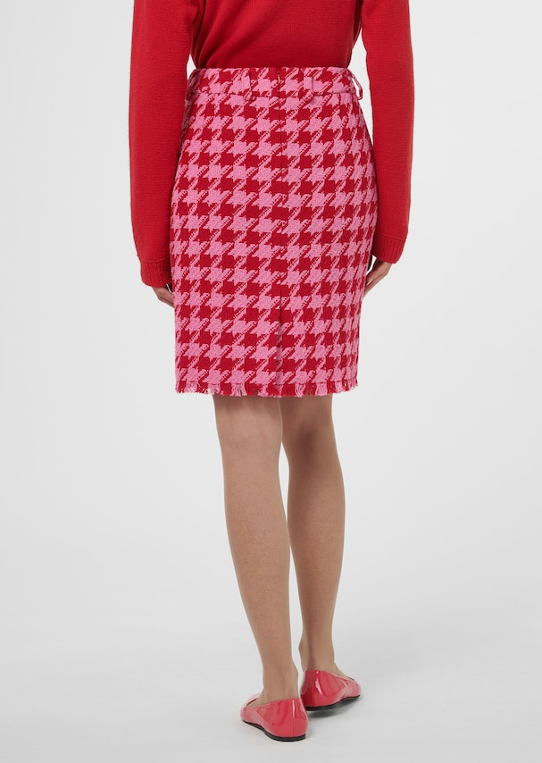 Tweed pencil skirt 2
