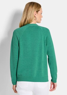 Kort tricot jasje van lintjesgaren thumbnail 3